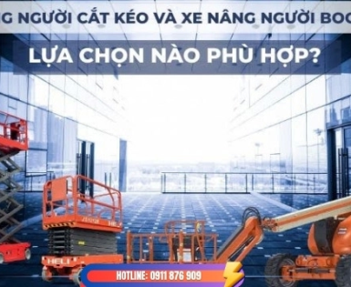 Bán xe nâng người, xe nâng tự hành làm việc trên cao