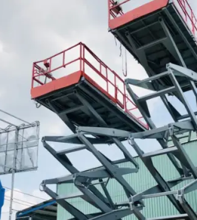 Cho Thuê Xe Nâng Người (Cắt Kéo, Z Boom) Thi Công Trên Cao