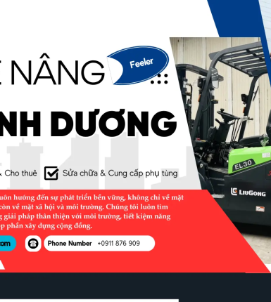 Xe nâng bình dương: Giải pháp bán & cho thuê 24/7 tại Vsip, Mỹ Phước