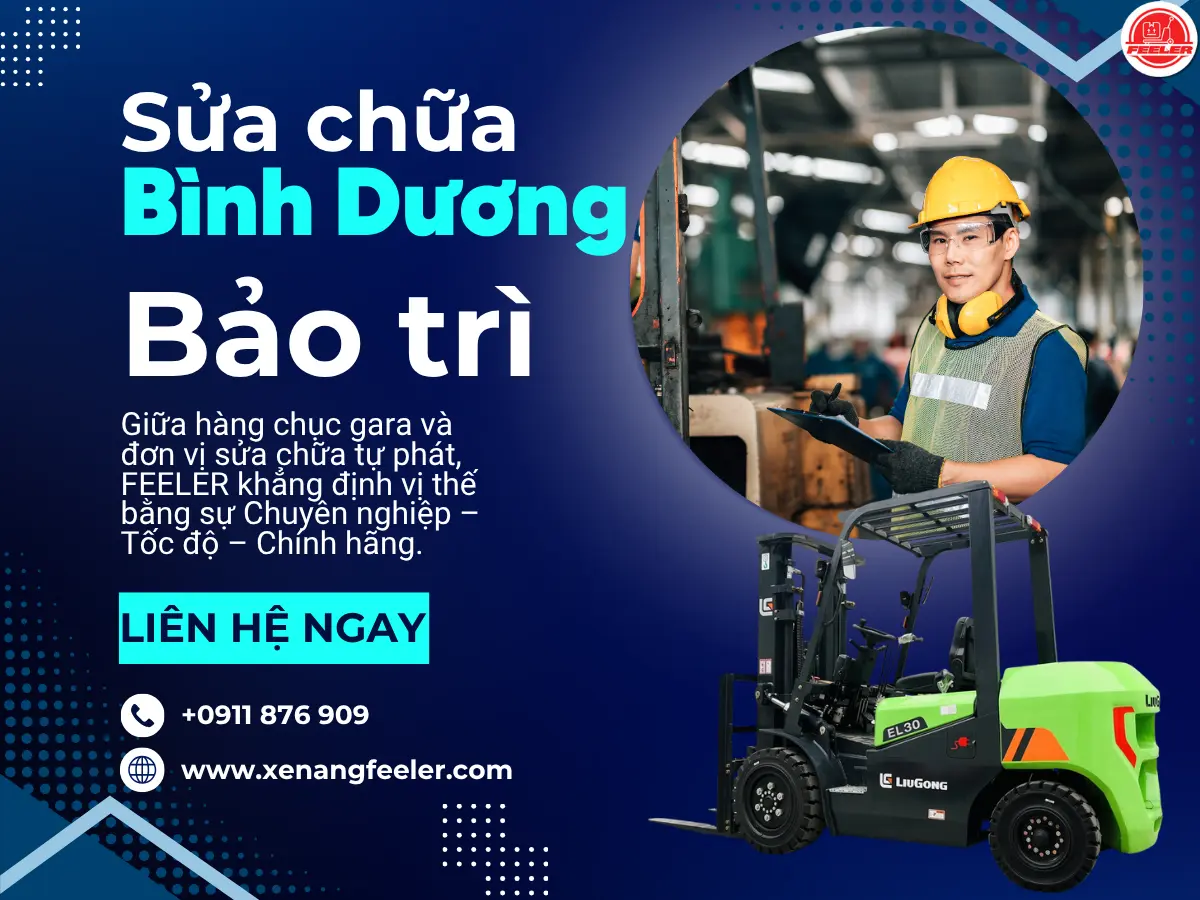sửa chữa bảo trì xe nâng bình dương