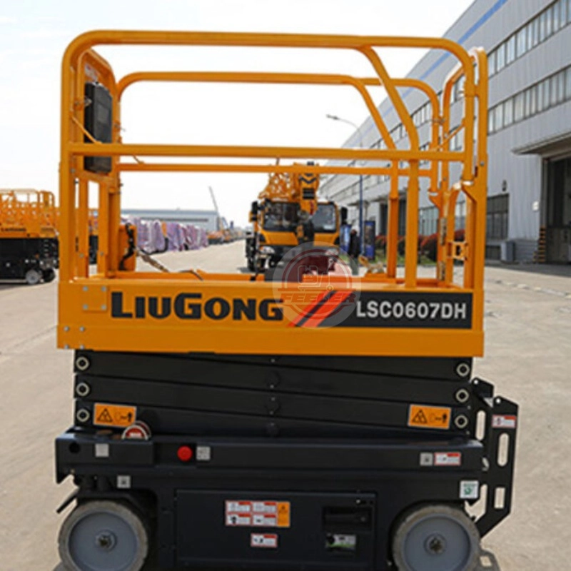 xe nâng cắt kéo liugong