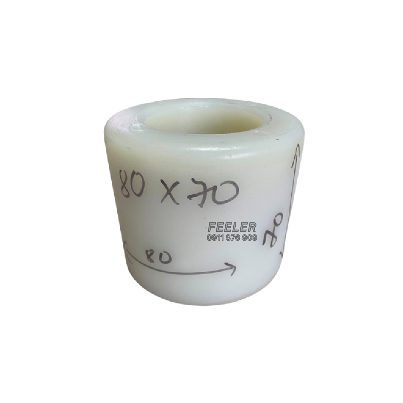 bánh nhỏ 80*70 (nylon) không gồm bạc đạn